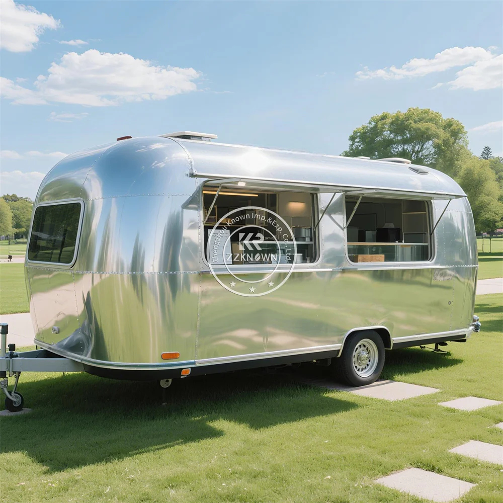 

Concession Catering Trailer Fully Equipped Food Trailer Ice Cream Pizza Cart Custom Street Mobile Food Truck With Full Kitchen
