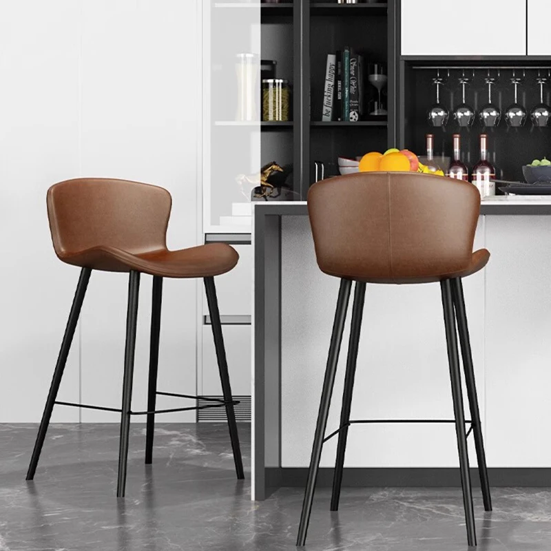 Italian Minimalist Bar Chairs Luxury Grey Nordic Vanity Bar Chairs Make Up Design Taburetes Para Barra De Cocina Furniture