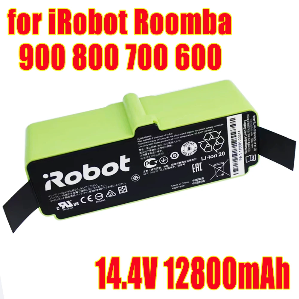 High-Capacity 6500mAh Battery for iRobot Compatible with Roomba 600 700 800 900 Series 960 895 890 860 695 680 690 675 640 614