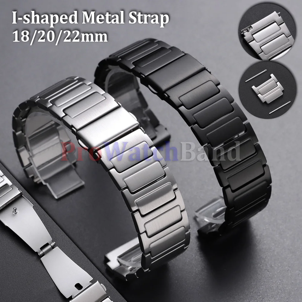 

Stainless Steel Strap for Samsung Gear S5/4/3 Metal Watch Band for Huawei Watch GT 6/5 Pro Accessorie 18mm 20mm 22mm Wristbelts