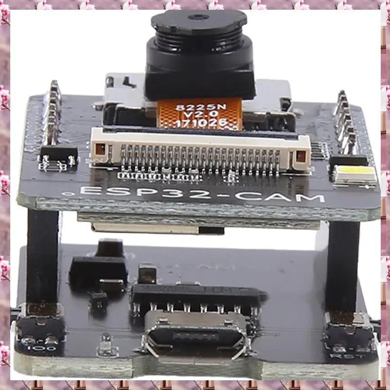2025 wifi kit módulo bluetooth esp32 serial para wifi webcam ESP32-CAM placa de desenvolvimento com módulo antena fácil de usar, wifi azul
