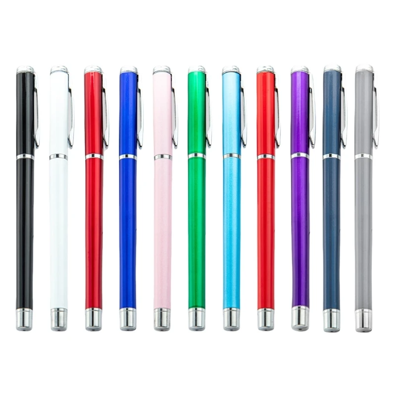 6Pcs Metal Ballpoint Pen Ballpoint Pen with Pen Clip Business Signing Pen Smooth to Write for Hotel Reception Office