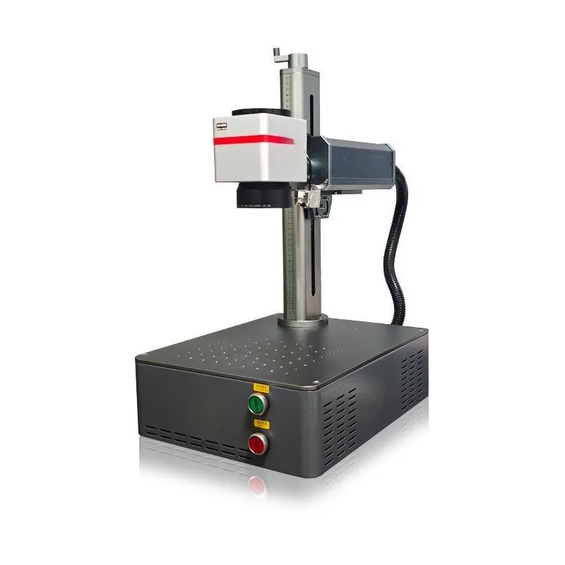 Industrial Fiber Laser Marking Machine for Stainless Steel Nameplate Metal Plastic Coding Engraving Etching Lettering Equipment