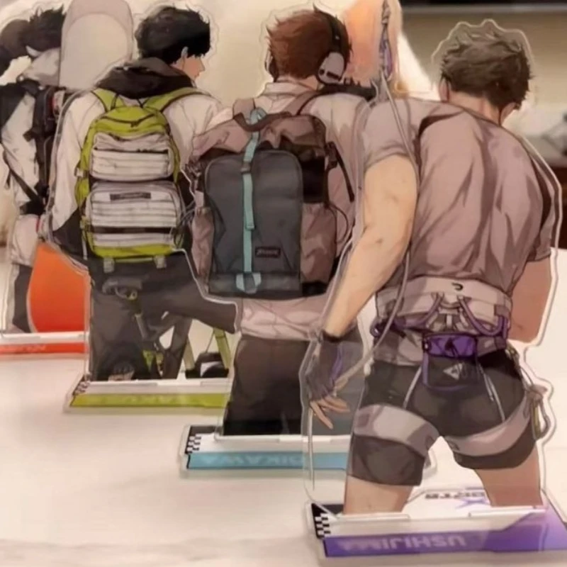 10 سنتيمتر/3.93in أنيمي الكرة الطائرة الدائمة لوحات الاكريليك أرقام الأجهزة الطرفية Udo جولي Sakugan Seibu سطح المكتب الحلي هدايا عيد الميلاد #2