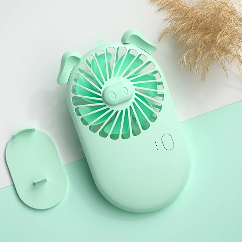 Handheld pessoal mini ventilador usb bolso recarregável ventilador portátil refrigerador ajustável 3 velocidade para escritório ao ar livre transporte da gota
