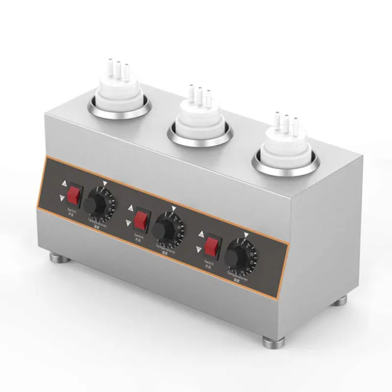 

Commercial sauce machine, constant temperature container, thermal insulation furnace heating single and double three cylinders