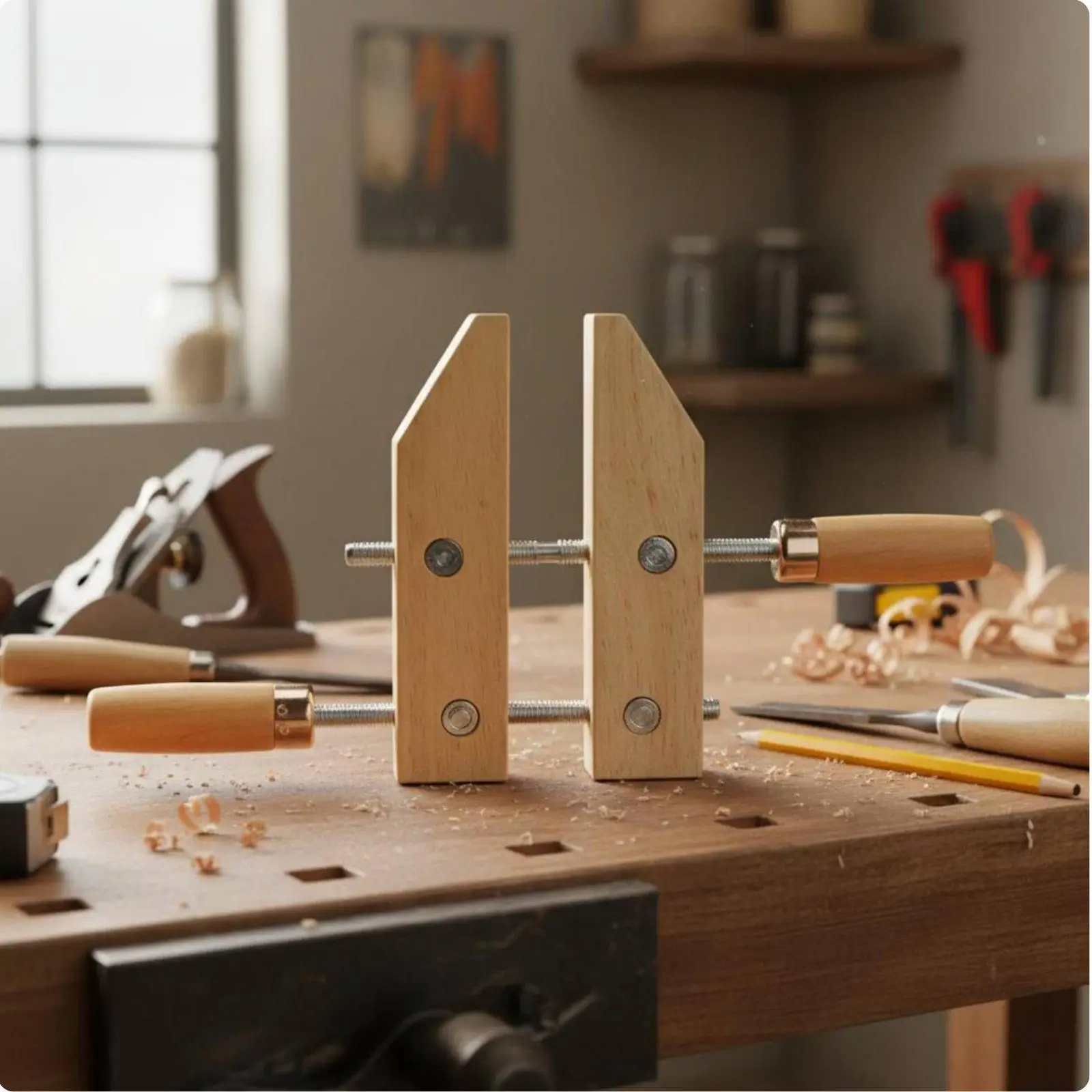 多用途調整可能なクランプ、スチールネジ付き、木工工具、大工の - Tools For Woodworking Workshop のレビューと価格