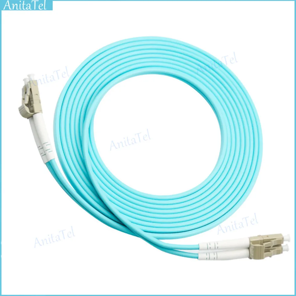 

5pcs OM3 LC-LC UPC Multimode Duplex 2.0mm Fiber Optic Patch Cord LC/UPC-LCUPC fiber optic patch cable Optical Fiber Jumper Cable