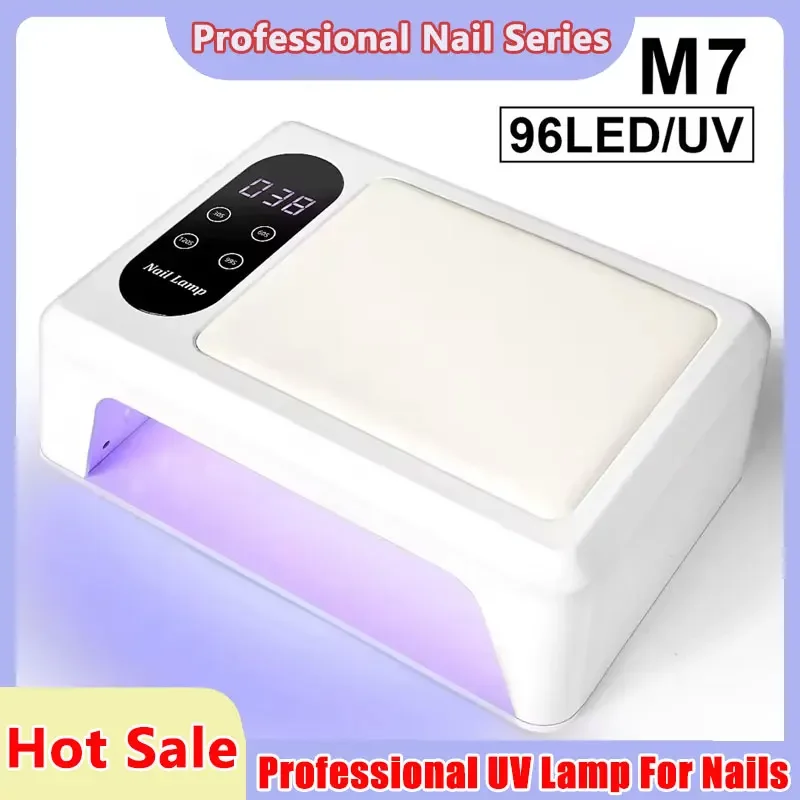 

Professional 96 LED Nail Lamp Quick Curing UV Gel Nail Polish Dryer With 4 Timer and Sensor Curing Lamp for Manicure Salon Tools