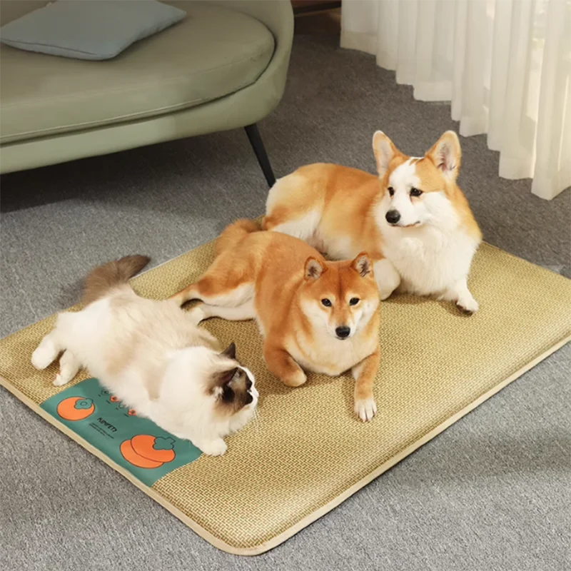 

Pet cooling mat sleeping pad summer cooling anti scratch ice pad removable and washable cool and breathable pet floor mat