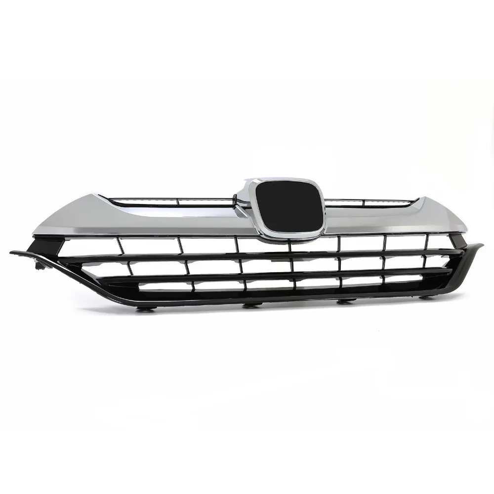 

For Honda CRV CR-V 2017-2019 2018 Chrome Front Bumper Grille Upper Grill ABS
