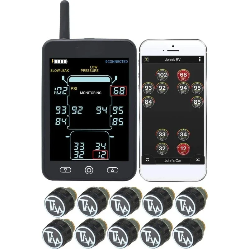 

A1AS RV TPMS with 10 Transmitters