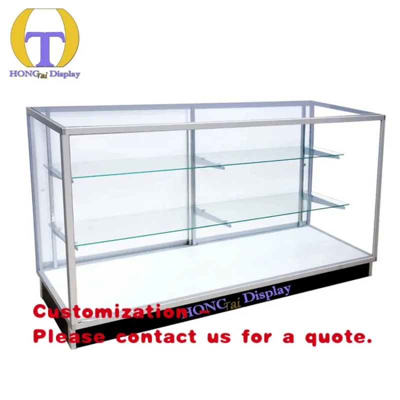 custom.Retail Shop Furniture New Design Ultra White Transparency Tempered Glass Factory Price Support Customize Smoke Shops