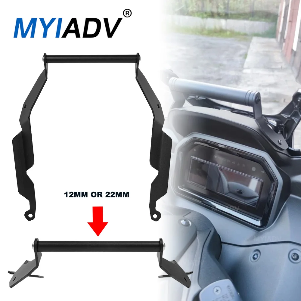 

XMAX300 Motorcycle GPS Navigation Bracket Phone Stand Holder Handlebar Extension For YAMAHA XMAX 300 X-MAX300 Tech Max 2025