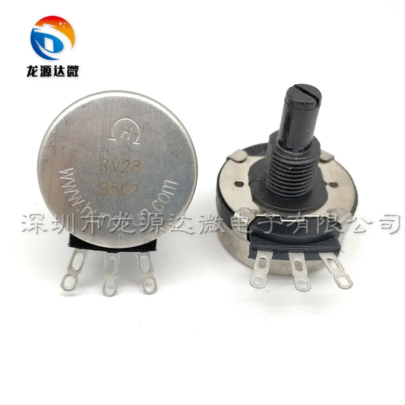 RV28P-B502 Electric welding machine single connection knob potentiometer Substitution WTH118-2W-5K RV28 B502