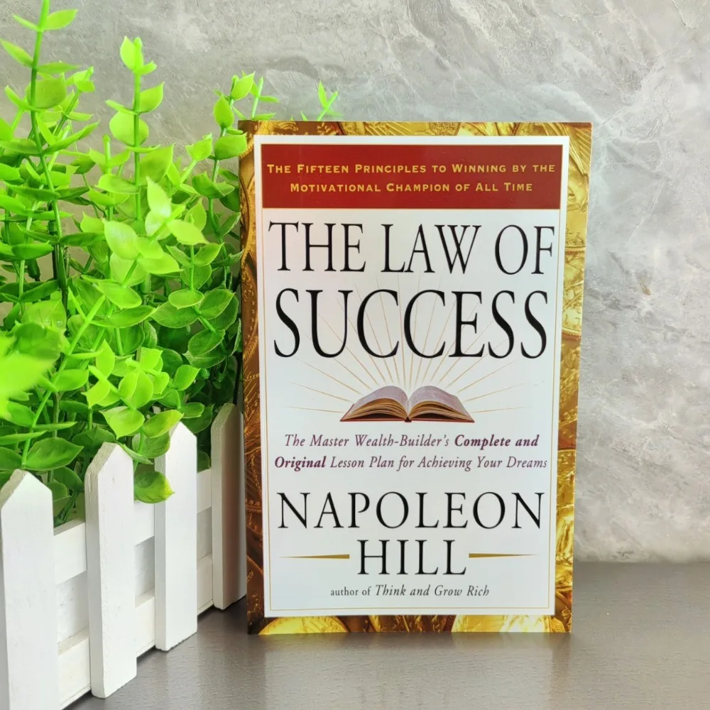 The Law of Success Napoleon Hill English Book Business Management Motivational Success Principle Self Growth Reading Book