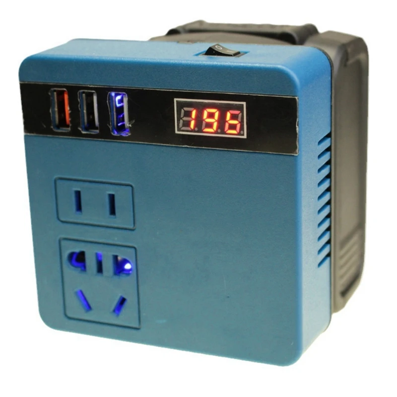 Portable Inverter For Makita Lithium Battery, 220V AC/5V DC/20V Outdoor Operation Tool