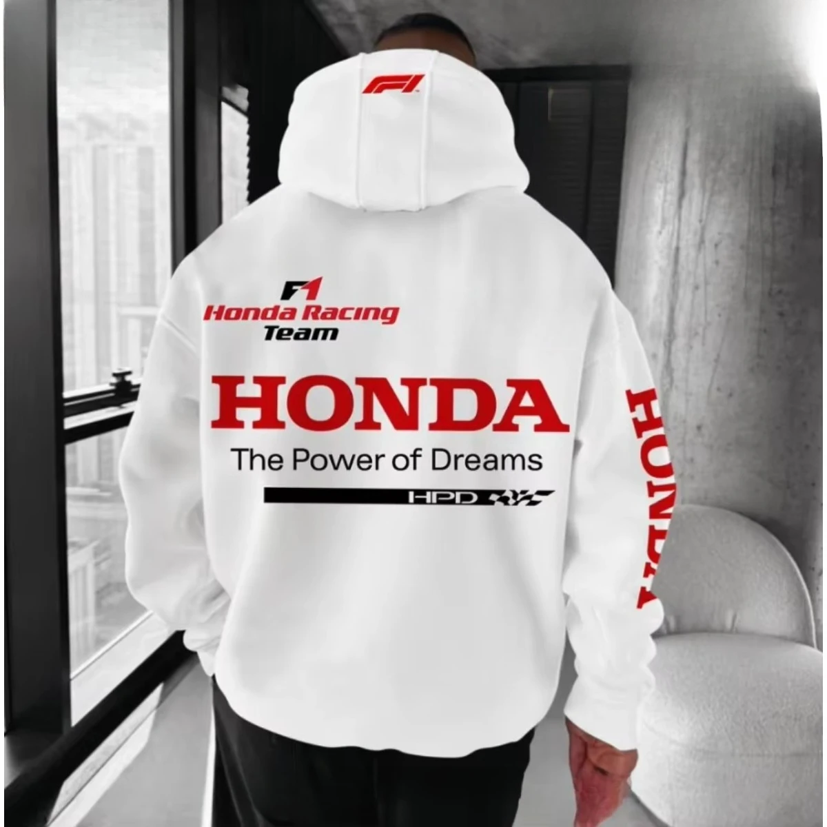 

HONDA Men's 2025 New Hot Trendy Hot Items Honda Logo Hoodie Autumn Winter Women's General Street Wear Casual Hoodie Motorcycle
