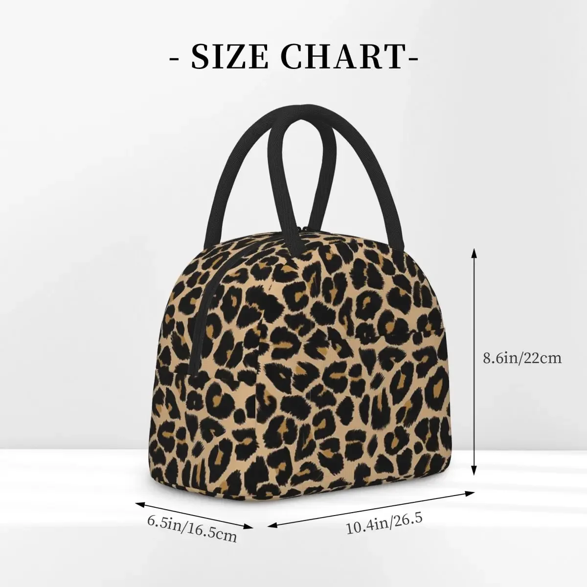 Leopard Print Traditional Colours Insulated Lunch Bag for Women Kids Portable Food Boxes Thermal Lunch Box Tote