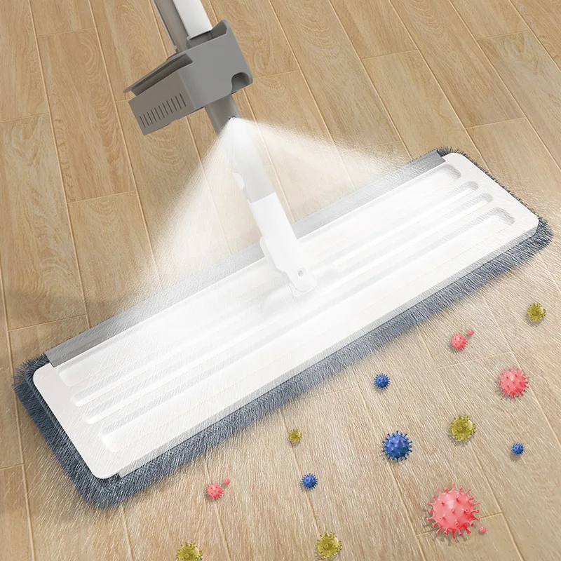 

Spray water spray mop for household large lazy hands-free washing dry and wet suction level plate mop