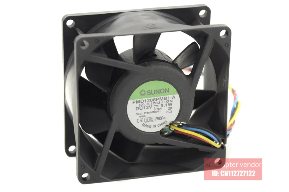 JFG For SUNON SUNON 8038 12V 9.1W inverter fan PMD1208PMB1-A