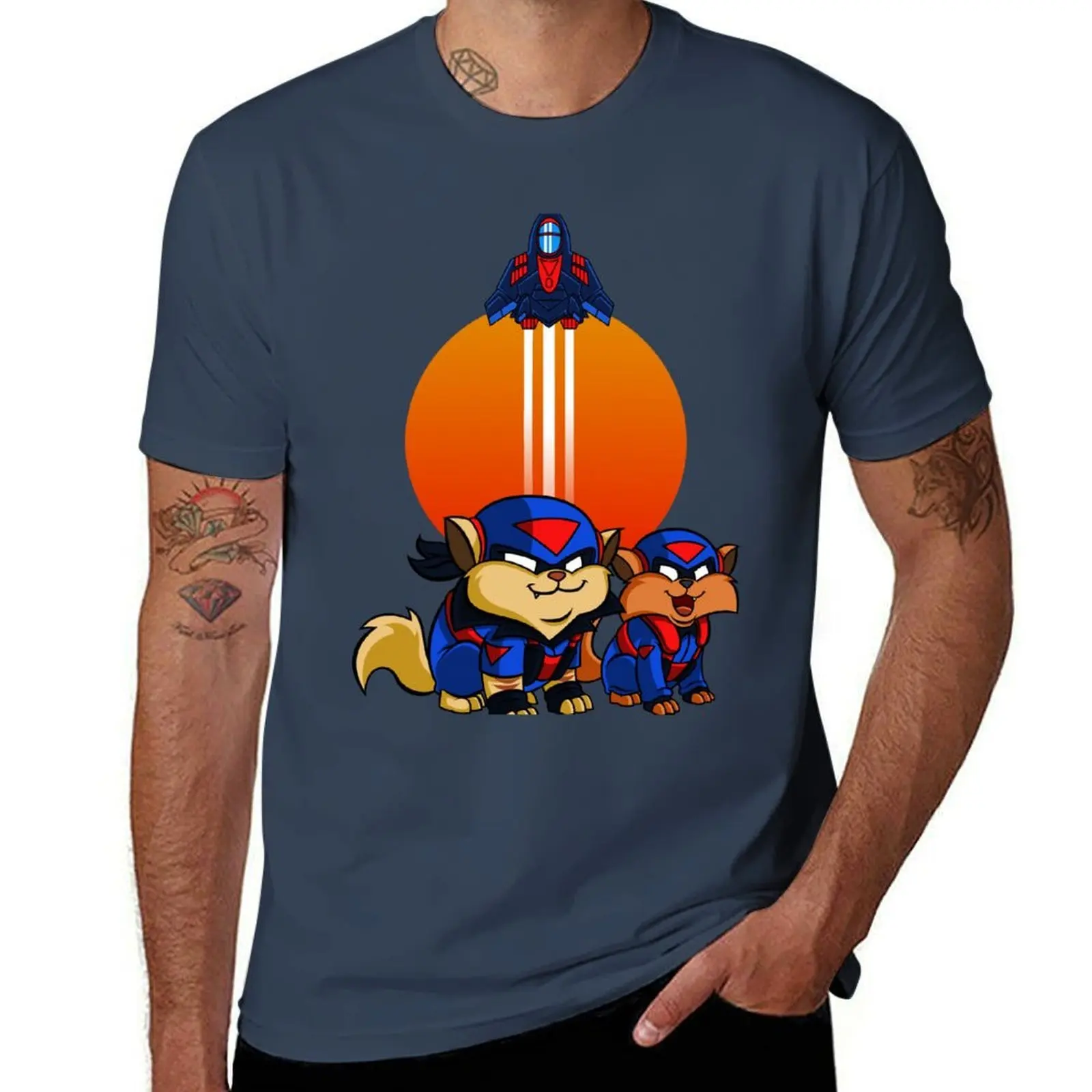 

swat kat T-Shirt Festival Casual Short Sleeve