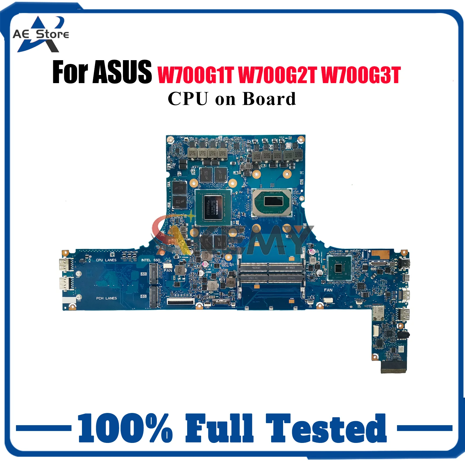 

W700G3T Материнская плата для ноутбука ASUS ProArt W700G W700G3T W700G1T W700G2T Материнская плата для ноутбука с процессором tests ОК быстрая доставка stk