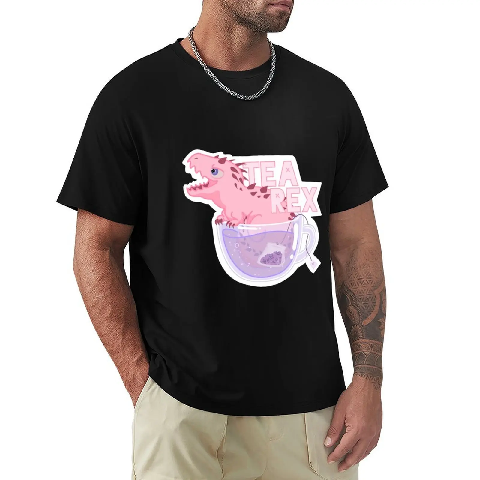 

Tea Rex T-Shirt essential t shirt quick-drying funny t shirts men