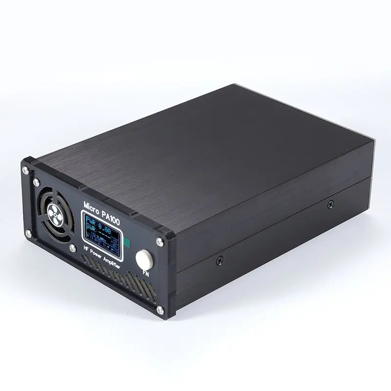 Micro PA100 100W 3,5 M-28,5 MHz amplificador de potencia HF de onda corta portátil inteligente medidor de potencia SWR filtro LP