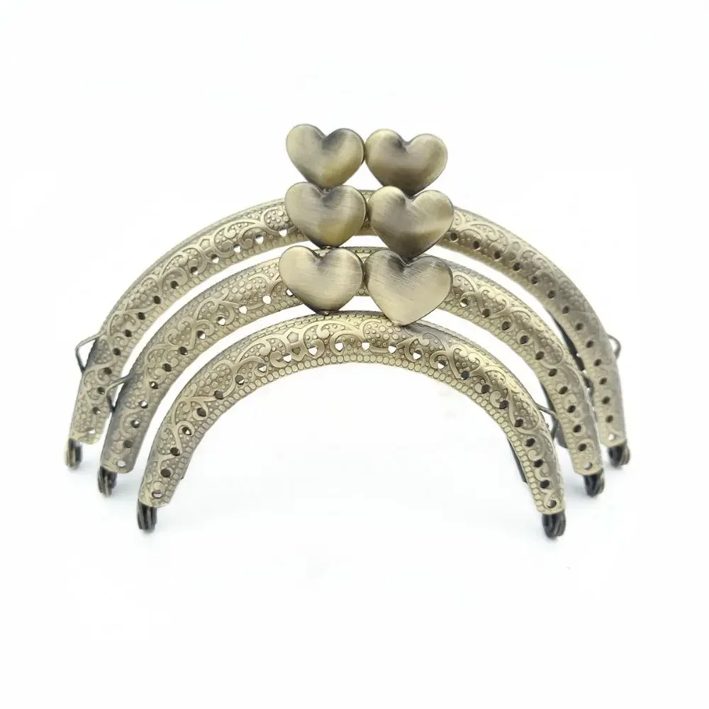 

Bag Hardware Metal Purse Frame Kiss Clasp Vintage 8.5/10.5/12.5CM Purse Clasp Frame Bag Clasps Handle Bag Accessories