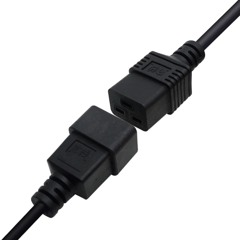 Power Extension Cord IEC C19 to C20 13A 250V 16AWG Computer Power Extension Cord AC Outlet Extension Cable