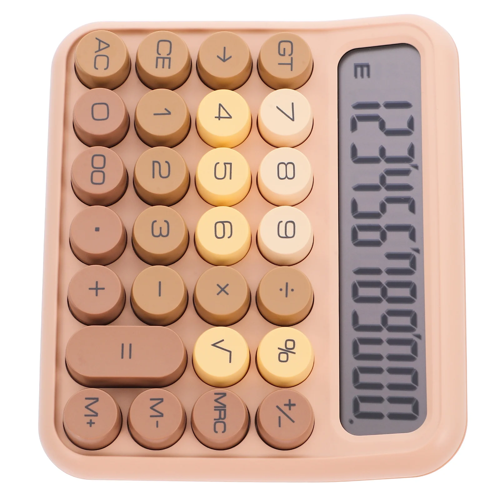 

Dopamine Color Calculator Portable Plastic Basic Calculator For School Office Home Use Digital Calculation Tool