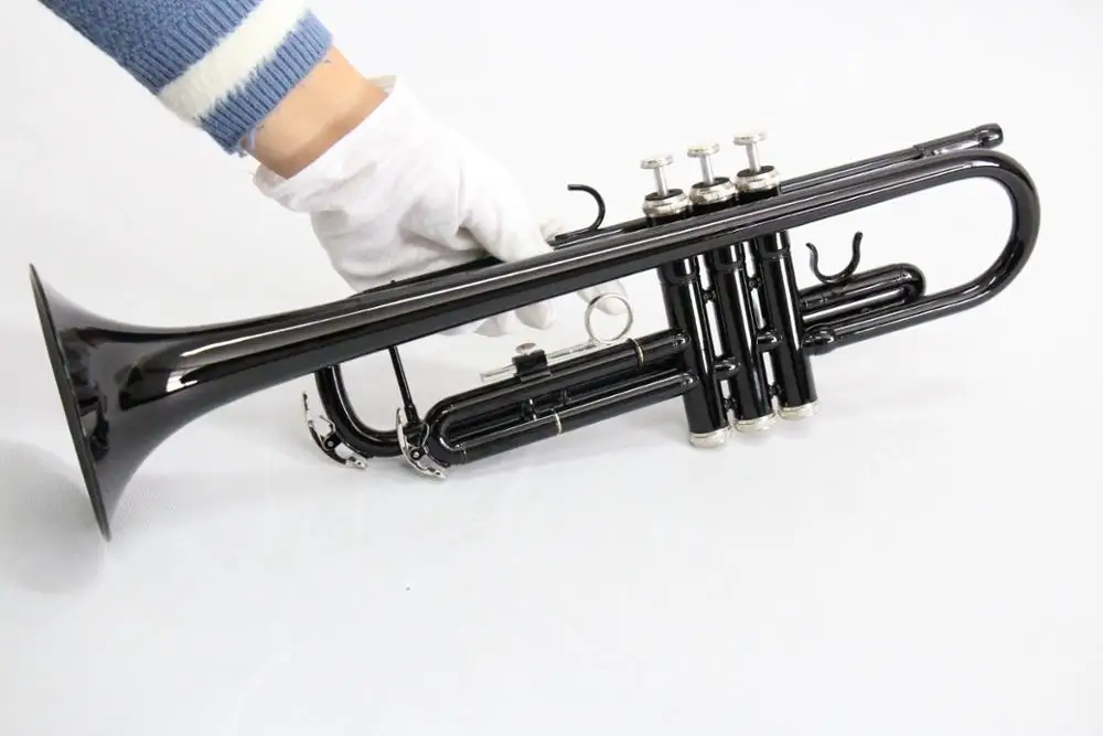 Unique black trumpet good price brass instruments trumpet