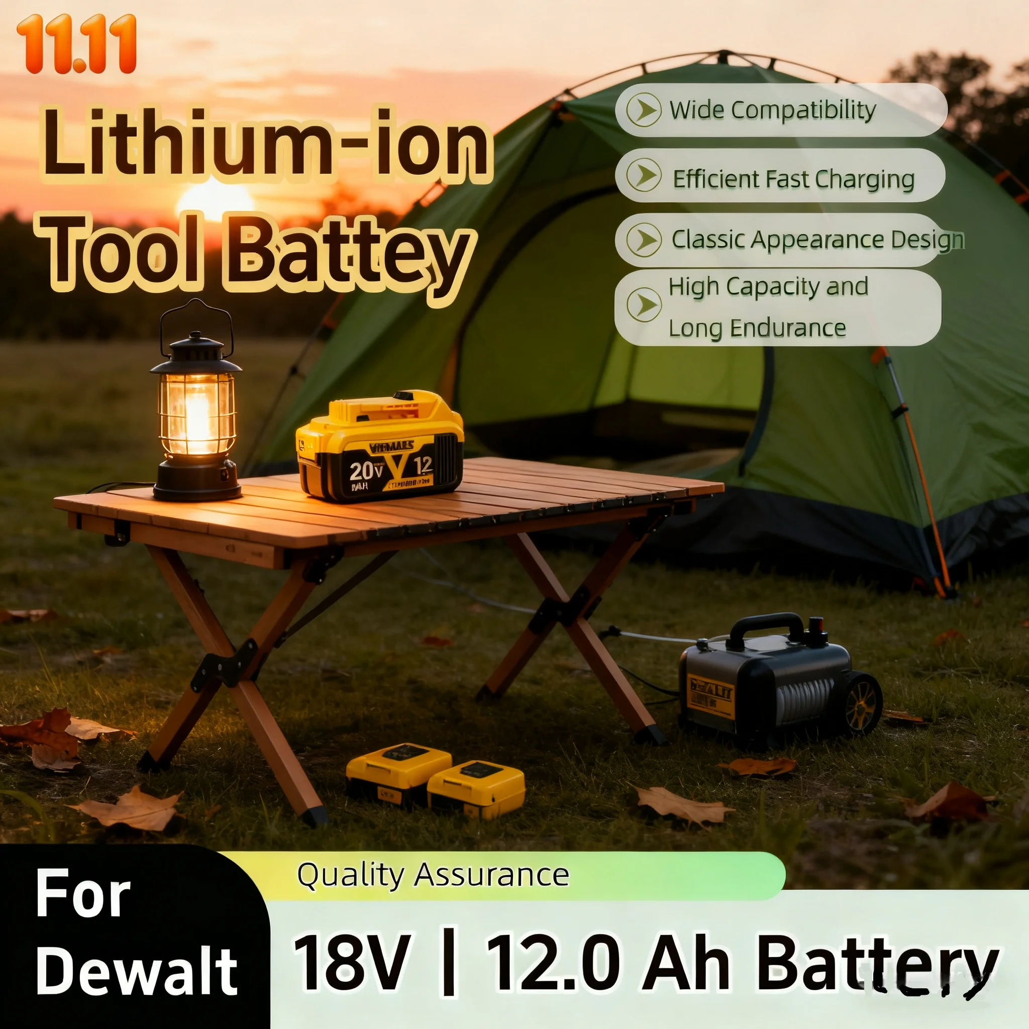 

Original for Dewalt Battery 20V/60V 6Ah 9Ah MAX FlexVolt for DCB606 DCB205 DCB209 DCB182 Power Tool with Charger