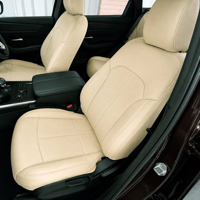 Custom fit Car Seat Covers 5 Seats for Mazda CX-60 Full Covered Full Set Accessories Top Quality Leather for Mazda CX60