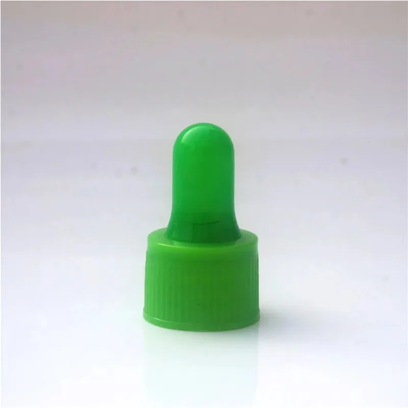 5/10/20pcs tappo bottiglie di olio essenziale rosa/verde testa di colla coperchio contagocce coperchio in plastica dimensioni 18/410 bottiglia di olio essenziale 5-100ml