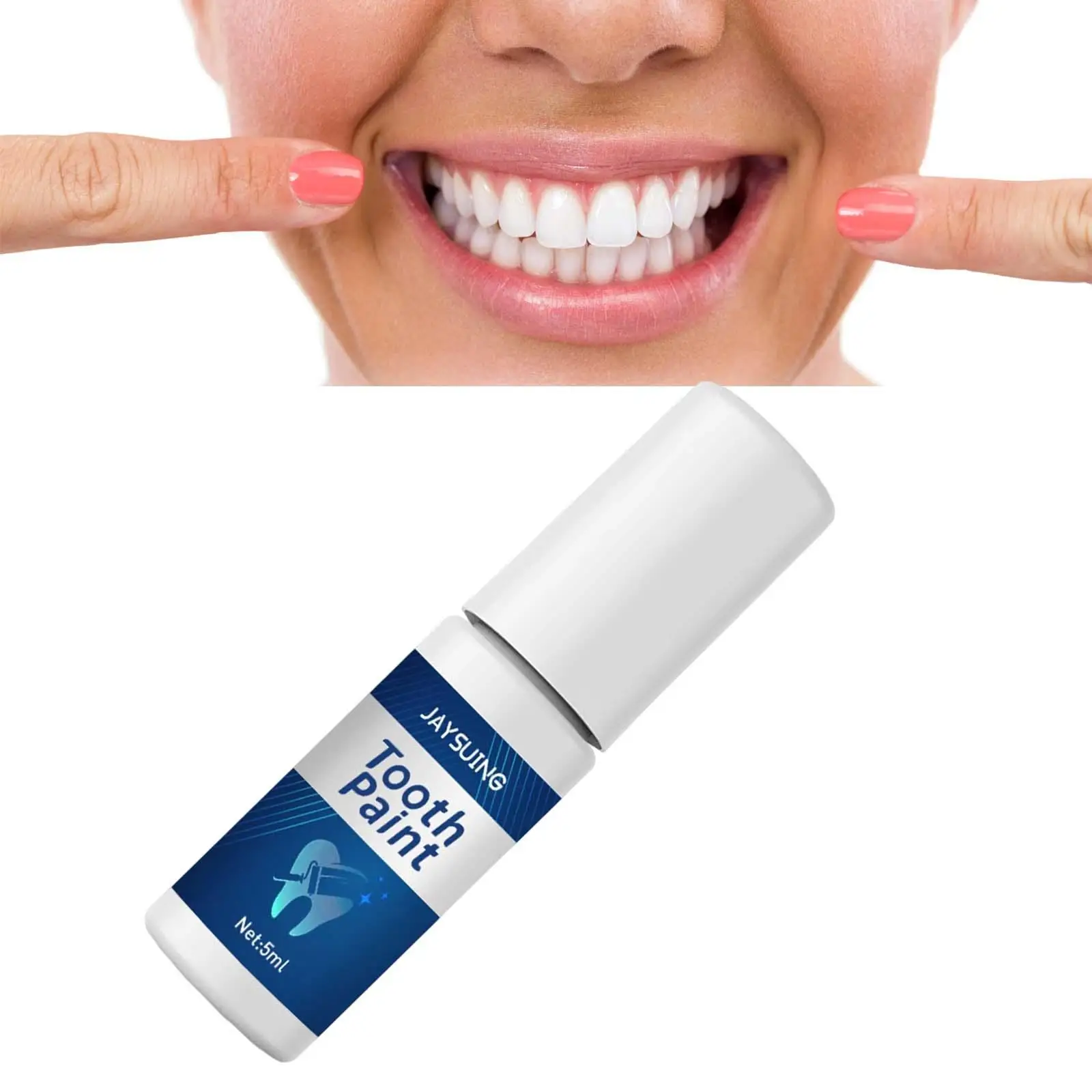 Tooth Whitening Paint Brightening Reduce Yellowing Easy to Use Polish