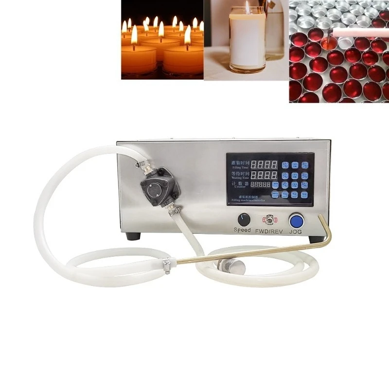 Wax flake lubricating oil scented candle ghee lamp sub-canning machine, pouring equipment