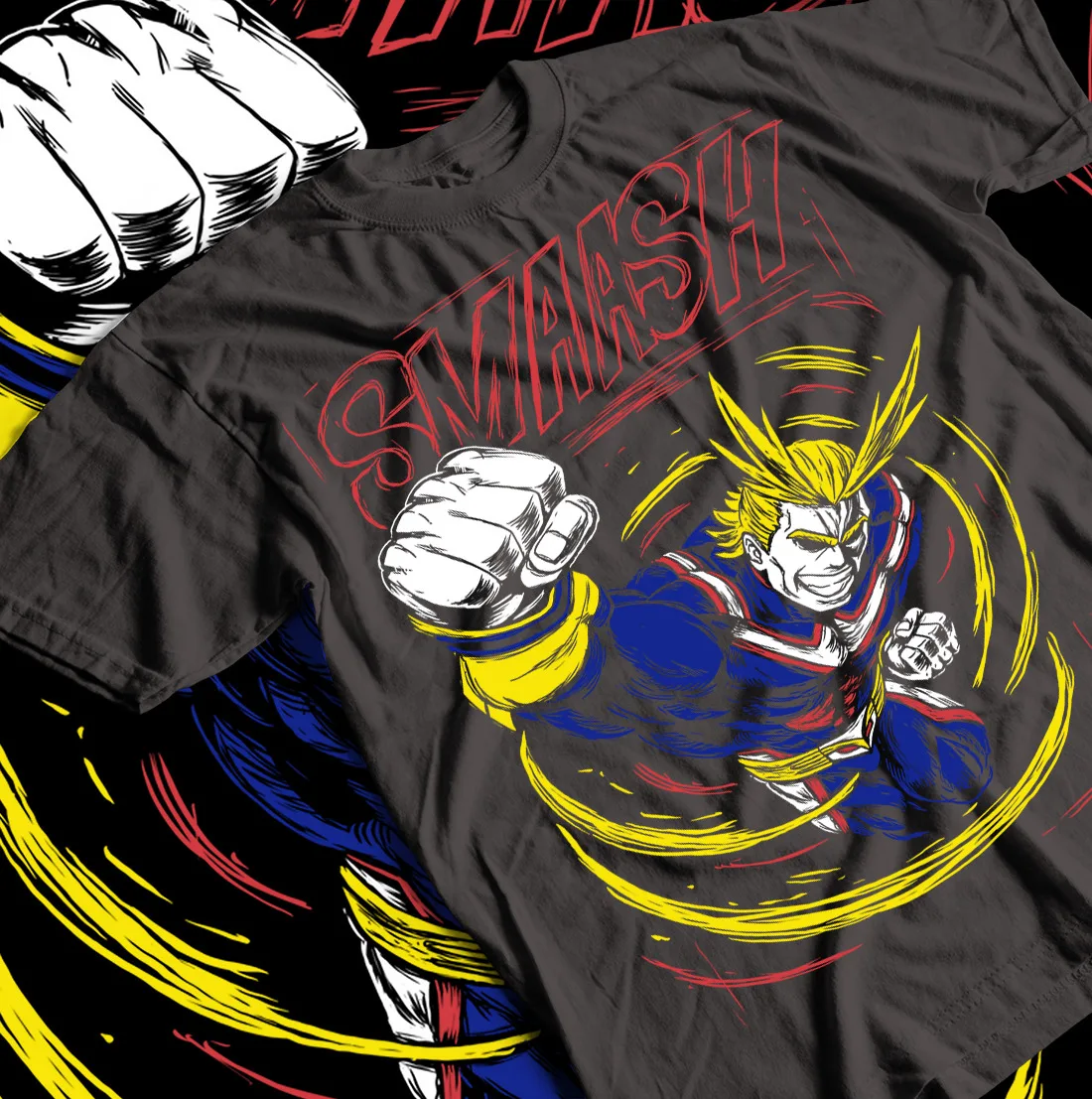 All Might T-shirt Plus Ultra Boku No Hero Academia Anime Black Shirt All Shirt