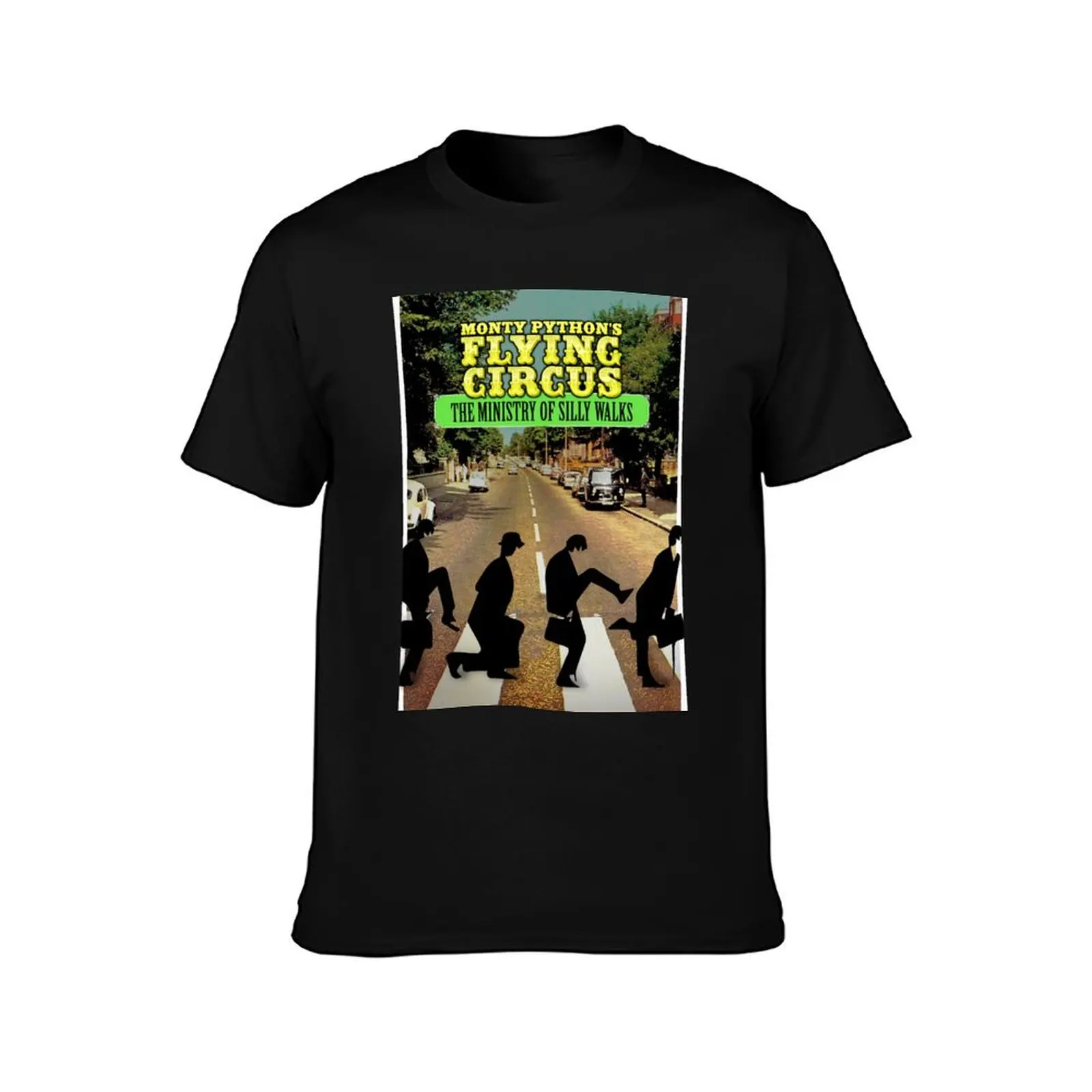 Monty Python's Flying Circus - Ministry of silly walks T-Shirt Vintage Style Printed Top T-Shirt
