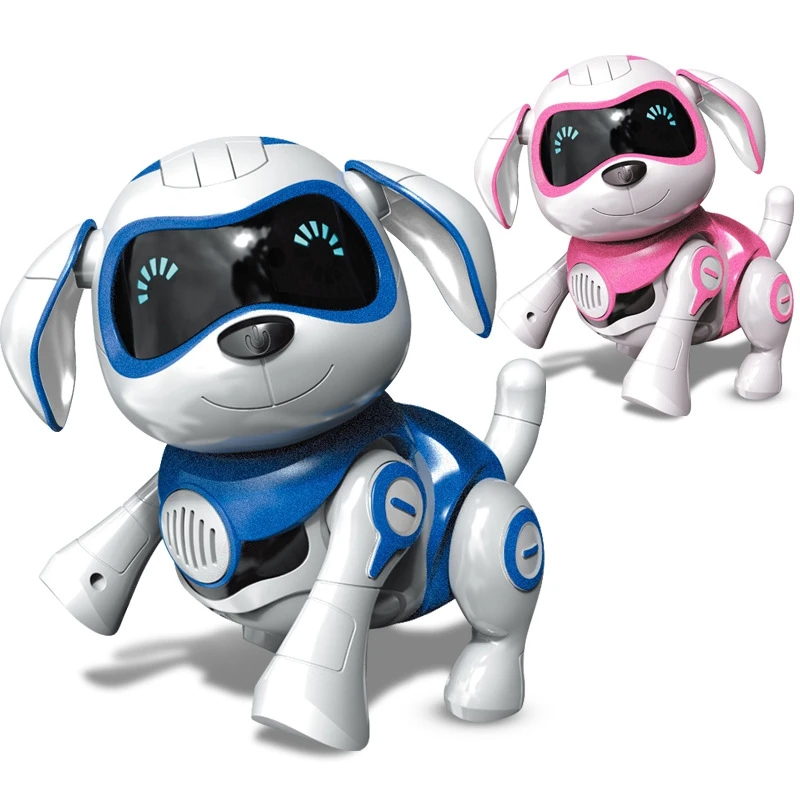 ABUM-Robot Dog Electronic Pet Wireless Robot Puppy Smart Sensor Will Walk Talking Remote Dog Robot Pet For Kids Boys Gi
