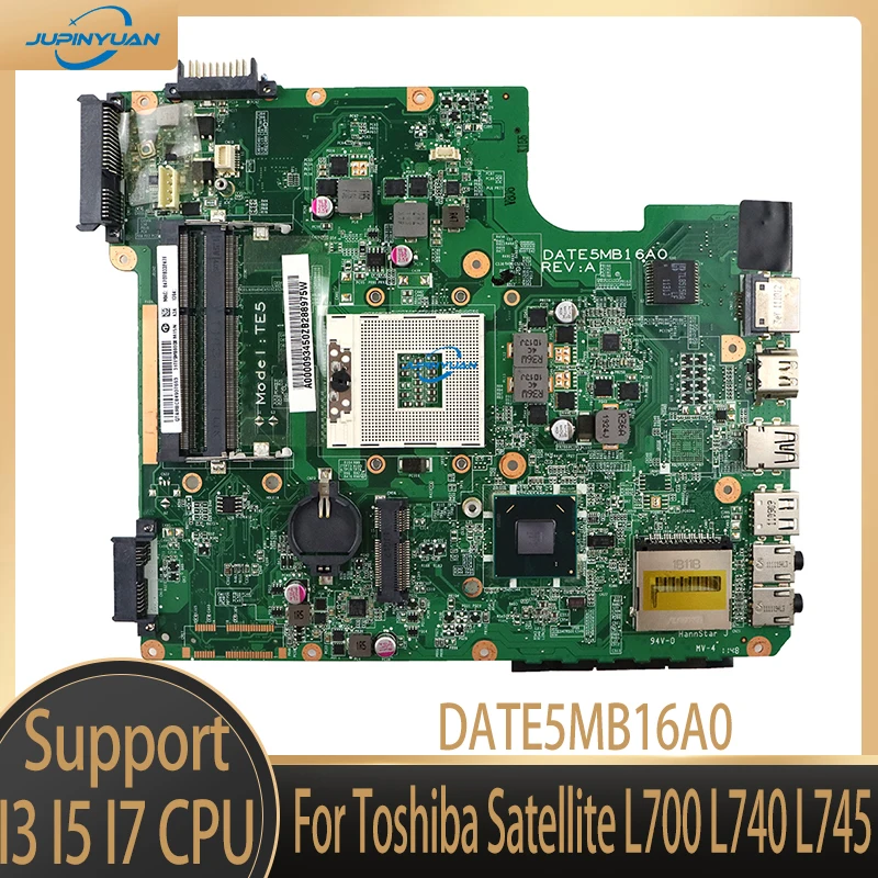 

Original For Toshiba Satellite L700 L740 L745 Laptop Motherboard DATE5MB16A0 100% Tested