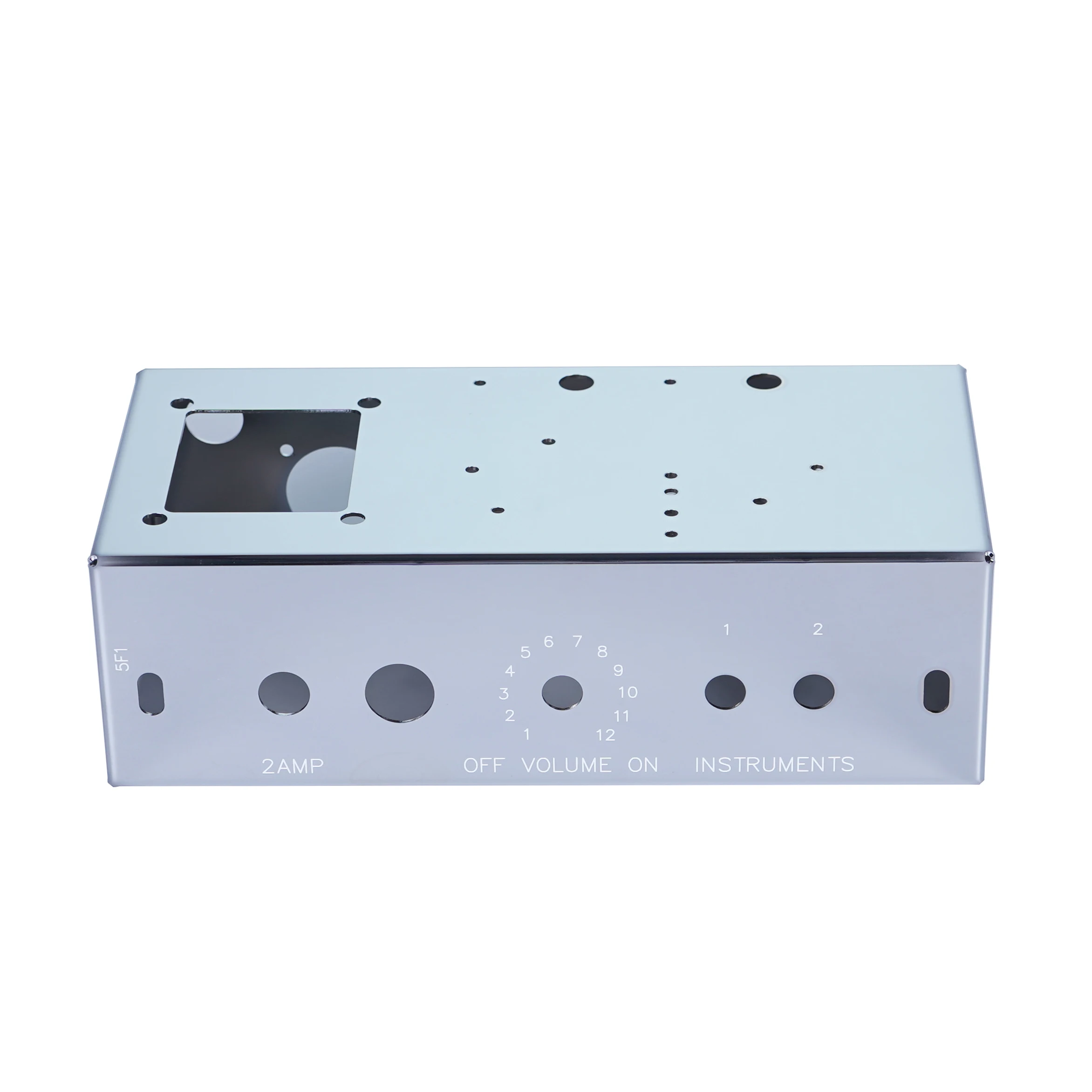 1 unidad de amplificador de tubo DIY con chasis cromado Champ 50S 5F1 para guitarra