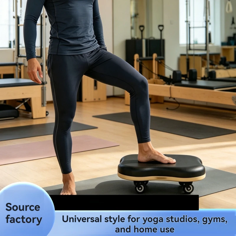 Pilates Figure 8 Balance Trainer Yoga Core Stability Training Board Home Gym Body Workout Shaping Portable Fitness Accessory
