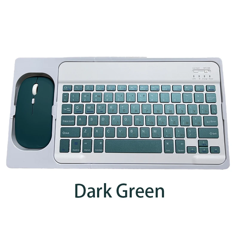 Russian Wireless Bluetooth Keyboard for Tablet ipad Mini Keyboard and Mouse Portuguese/ Spanish Keyboard Kit for ipad Pro Air 4