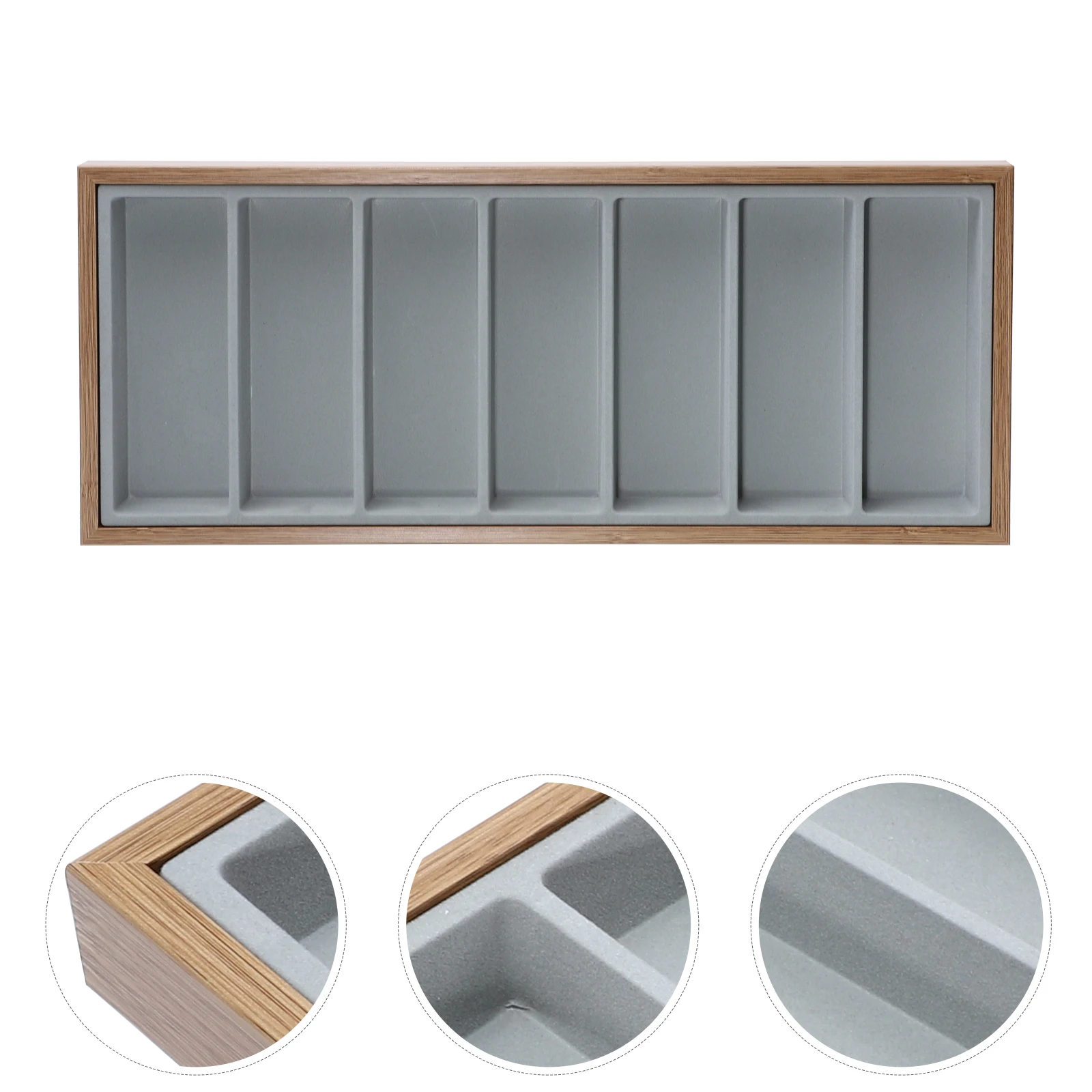 

Wooden 7 Rack Rack Glasses Box Sunglasses Storage Case Glasses Case Sunglasses Storage Box Home Market Jewelry Holder