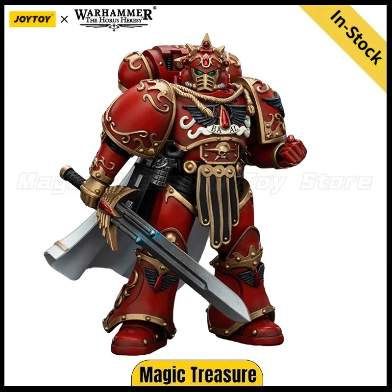 В наличии: JOYTOY Warhammer 40K Blood Angels Legion Praetor with Paragon Blade, модель игрушки, подарок, фигурка 1/18