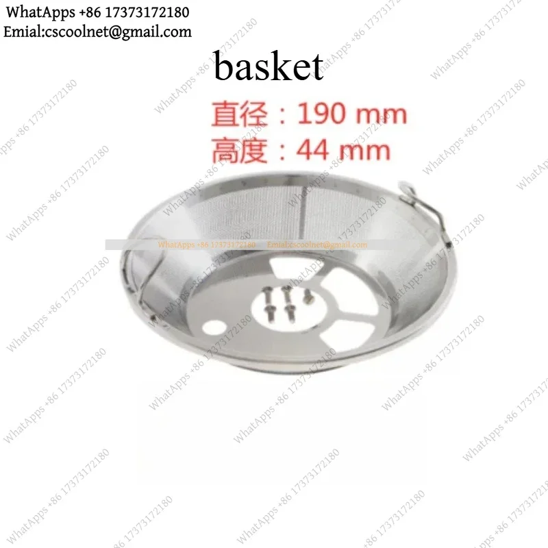 k3 for Robot Coupe J80 Juicer Parts, Stainless Steel Filter Basket & Cutting Disc for Commercial Juice Extractor