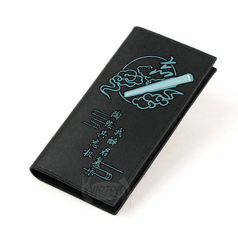 Grandmaster of Demonic Cultivation Wallet Mo Dao Zu Shi Wei Wuxian Lan Wangji Cosplay Long Casual Coin Purse Accessory Prop view 3