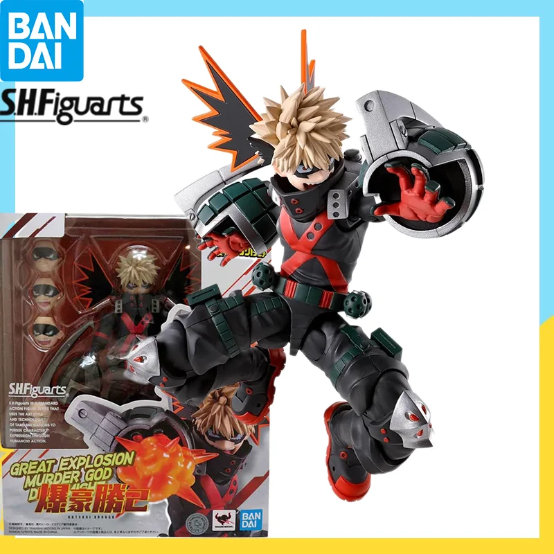 

В наличии Bandai S.H.Figuarts My Hero Academia Bakugo Katsuki Фигурка Аниме Экшн-модель Коллекционные игрушки в подарок